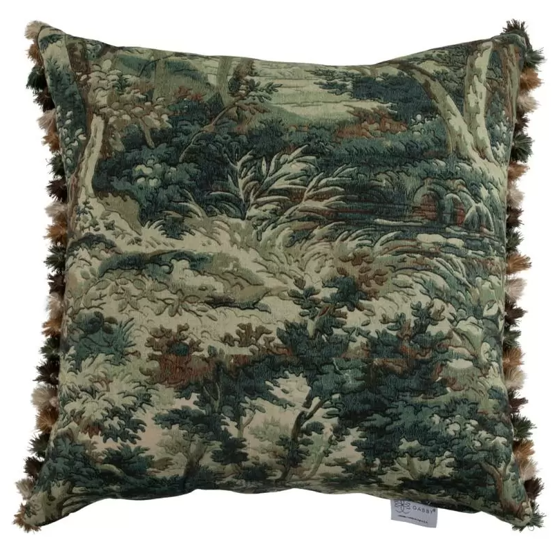 Meadowland Blues Throw Pillow