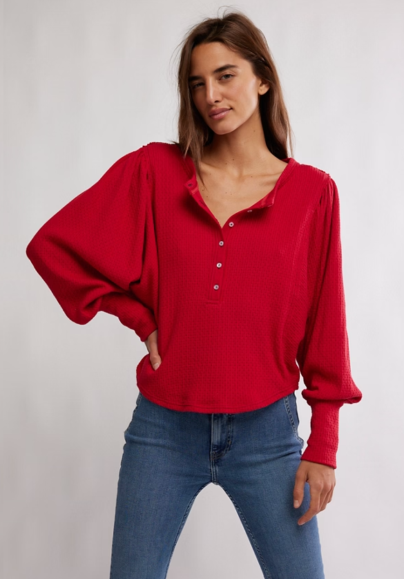 Free People Quinn Knit Thermal