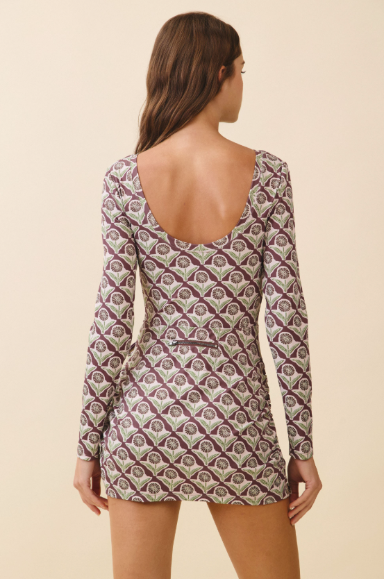 Cassidy Bodycon Athletic Wrap Skirt Dress