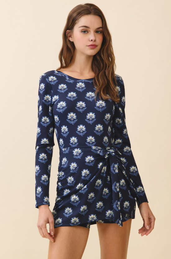 Cassidy Bodycon Athletic Wrap Skirt Dress