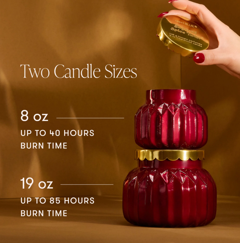 Capri Blue Sugared Spice Twist Royal Gem Jar Candle