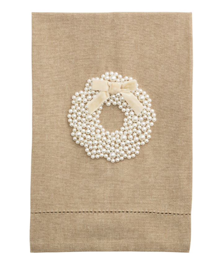 Christmas Pearl Detail Towel