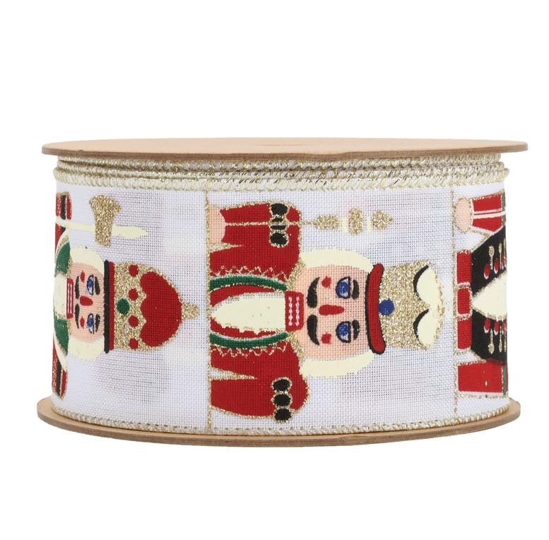10yds Nutcracker Wired Ribbon
