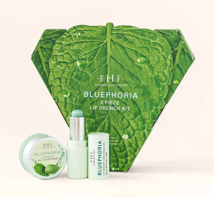 Farmhouse Fresh Bluephoria 2 Piece Lip Drench Kit
