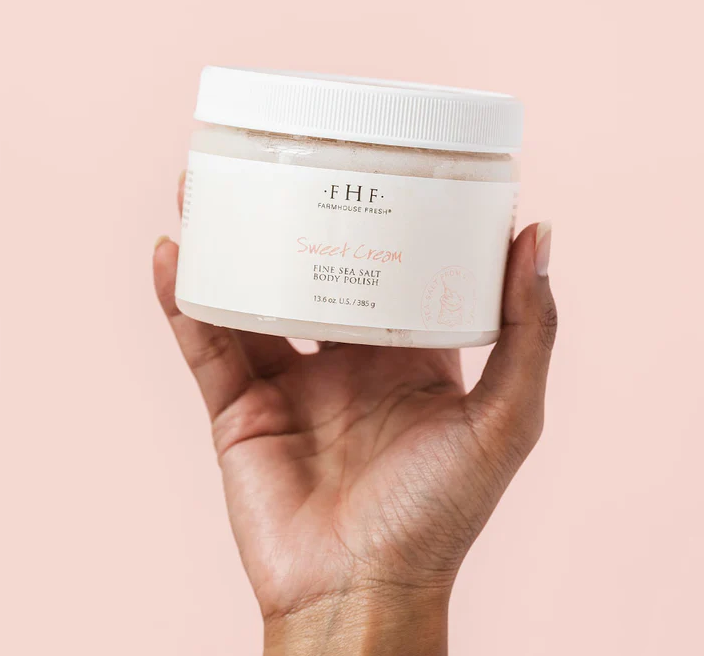Farmhouse Fresh Sweet Cream Fine Sea Salt Body Polish