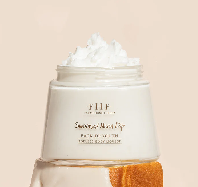 Farmhouse Fresh Swooned Moon Dip Back to Youth Ageless Body Mousse