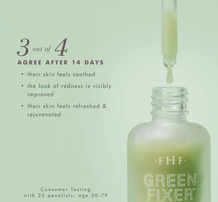 Farmhouse Fresh Green Fixer Calming Elixir Organic Matcha Serum