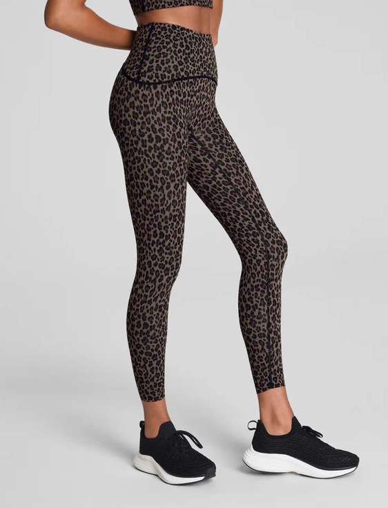 SPANXshape Booty Boost Leopard Print 7/8 Leggings