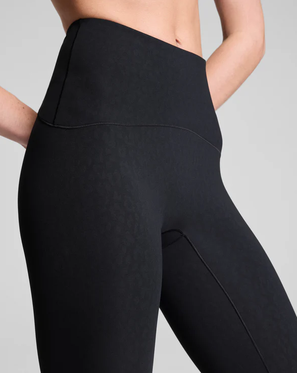 SPANXshape Booty Boost Embossed Leopard Print 7/8 Leggings