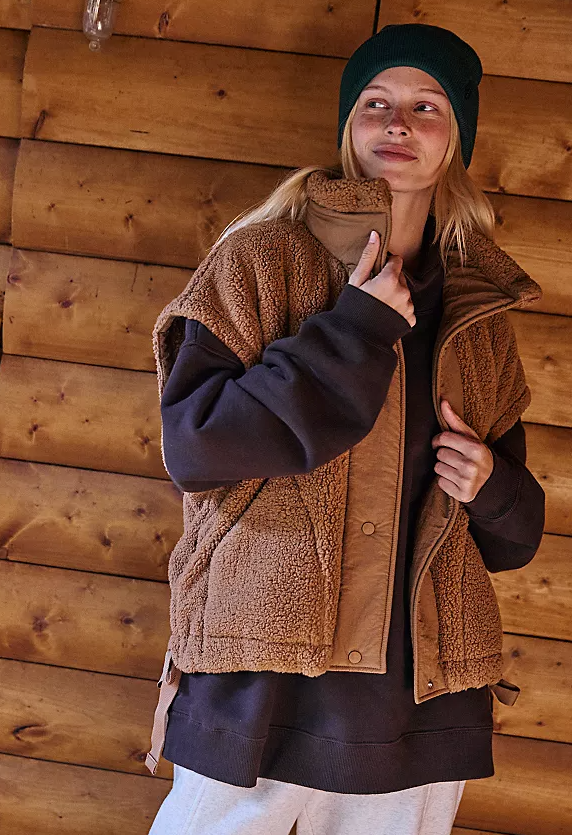 Free People Scout It Out Fleece Vest