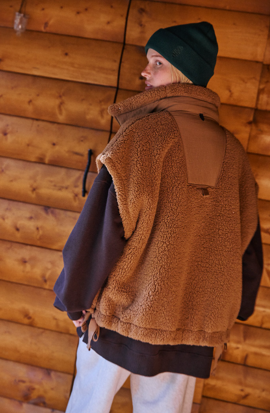 Free People Scout It Out Fleece Vest