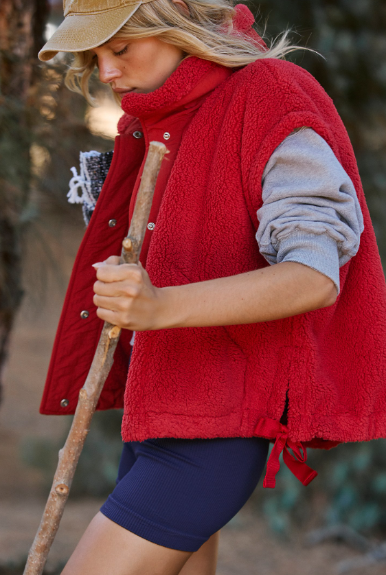 Free People Scout It Out Fleece Vest
