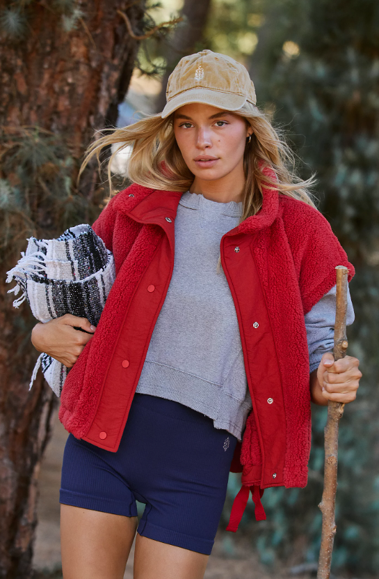 Free People Scout It Out Fleece Vest