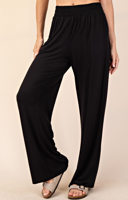 Indy Viscose Modal Wide Leg Pant