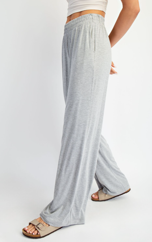 Indy Viscose Modal Wide Leg Pant