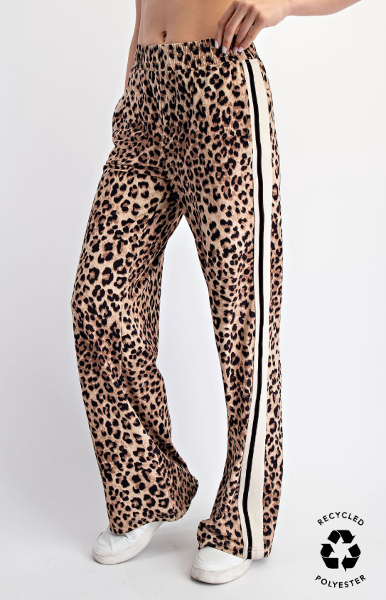 Leopard Butter Soft Straight Pant