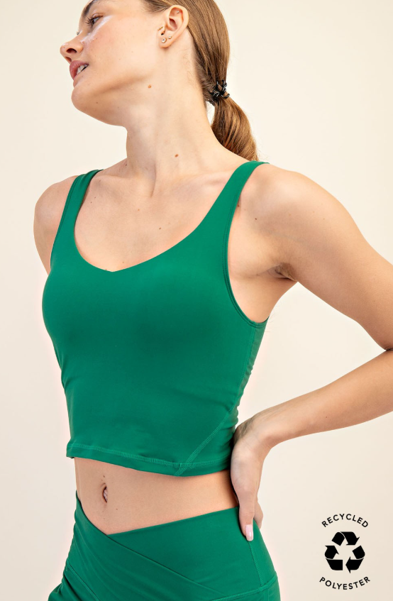 Nyra V Neck Yoga Top