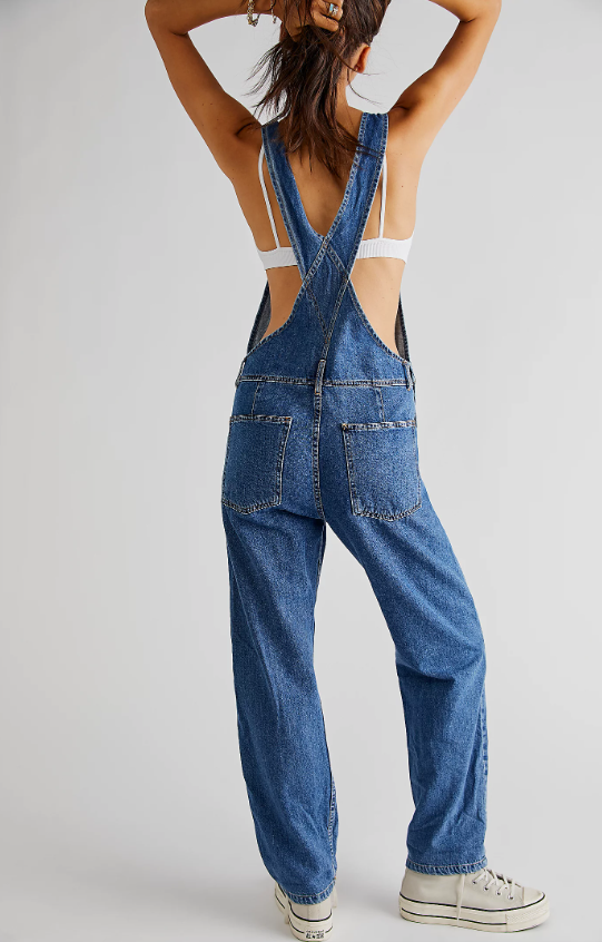 Free People Ziggy Denim Overalls - Sapphire Blue – Treehouse On Main