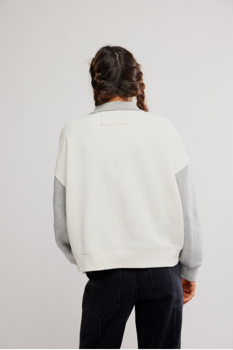 Free People Colorblock Timeless Pullover