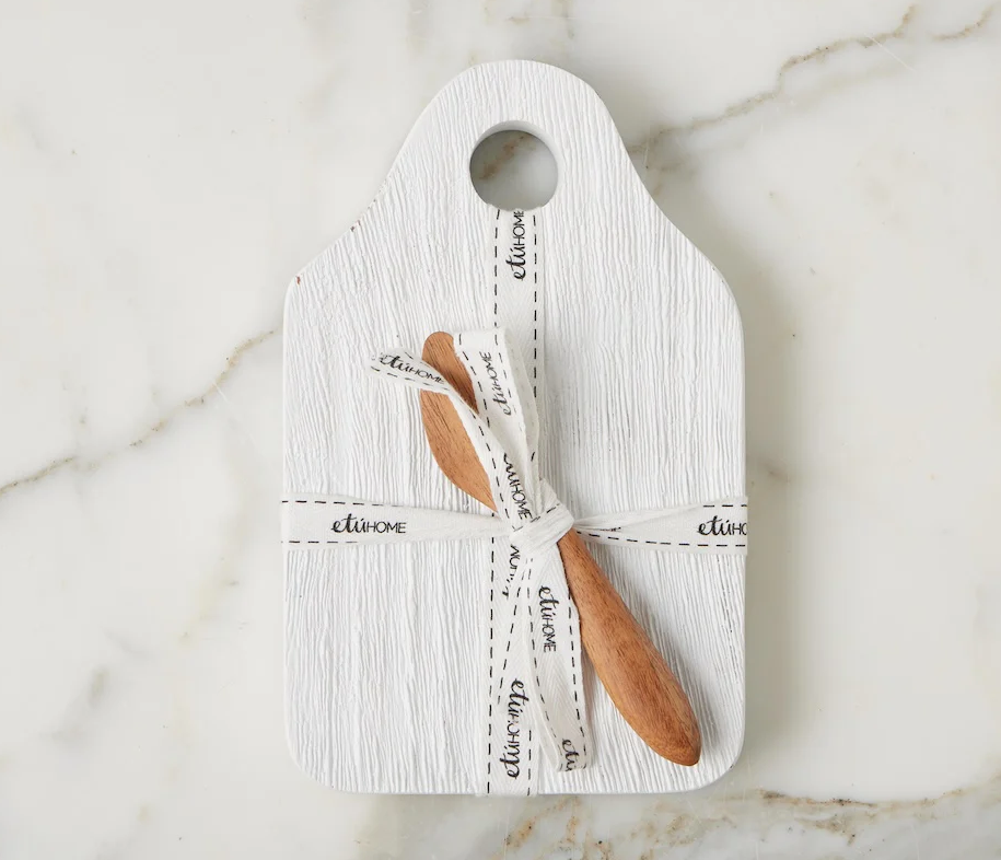 Dutch Cheese Board & Spreader Set