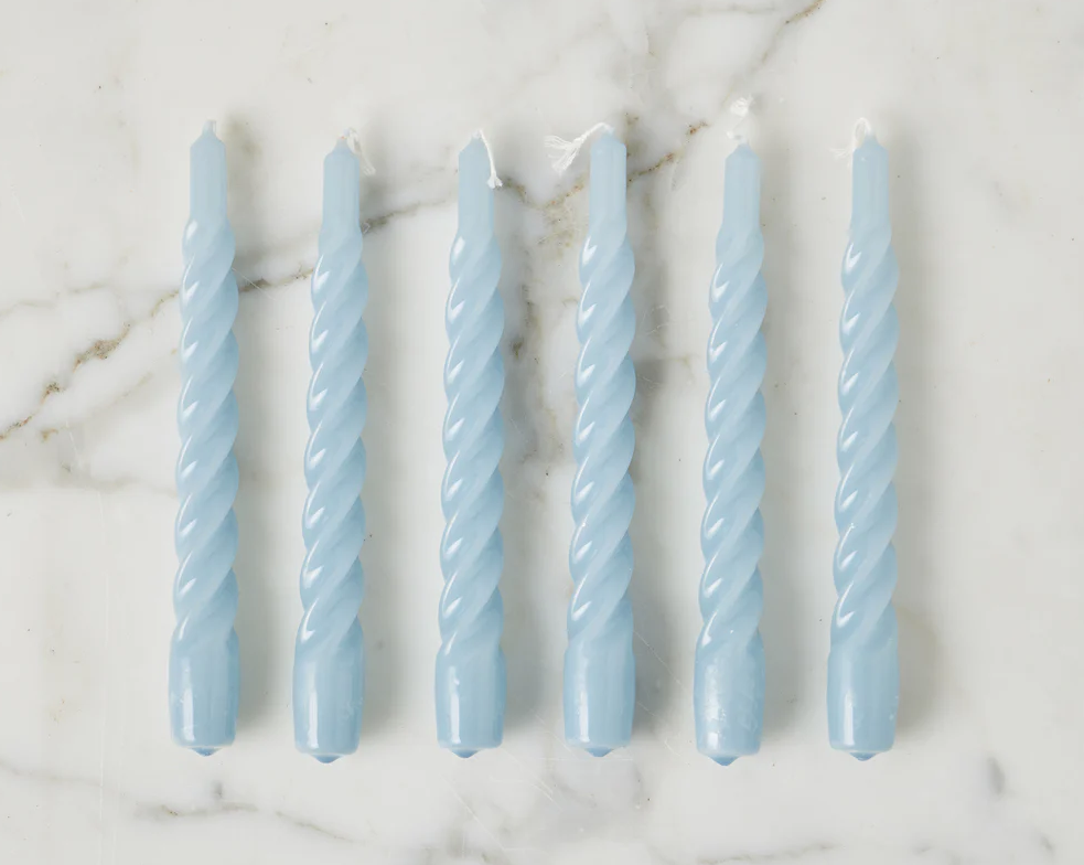 Twisted Taper Candles - Set of 2