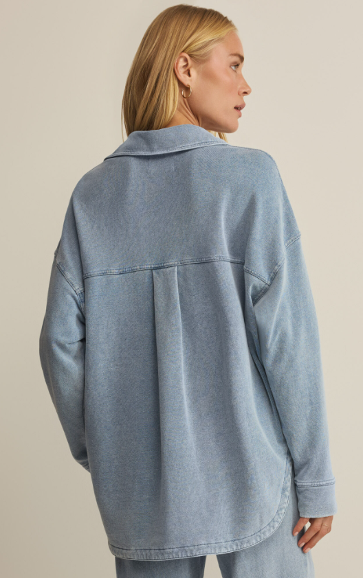 Z Supply All Day Knit Denim Jacket