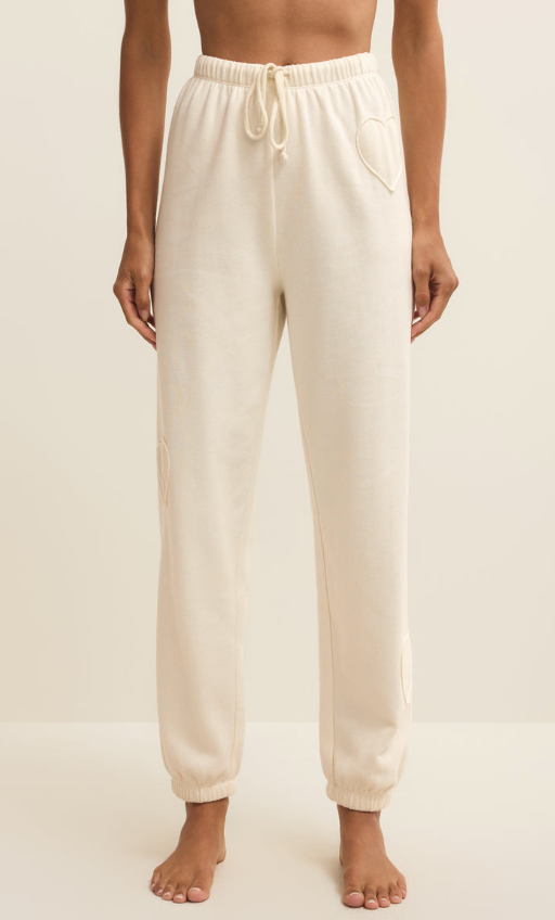 Z Supply Heart It Fleece Jogger