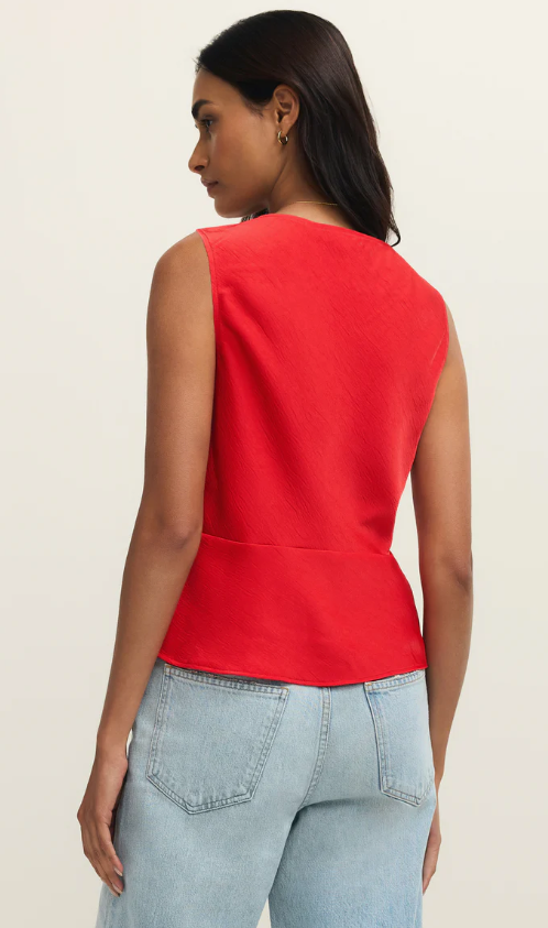 Z Supply Luana Luxe Satin Top