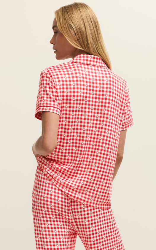 Z Supply Gingham PJ Top