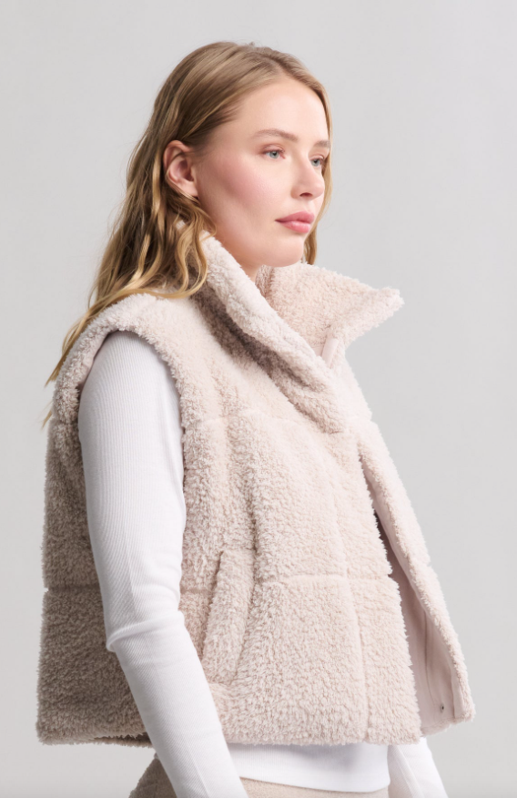 Barefoot Dreams Brushed CozyChic Puffer Vest