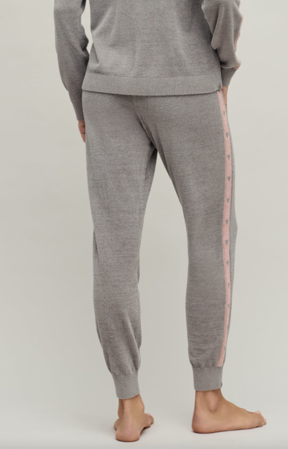 Barefoot Dreams CozyChic Ultra Lite Heart Stripe Jogger