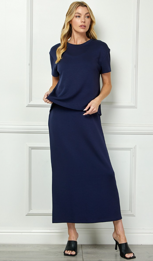 Jennifer Scuba Short Sleeve and Dress Set