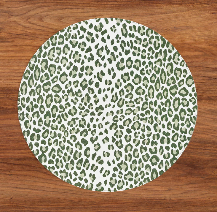 VIDA Faenza & Cheetah Reversible Placemats - Set of 4