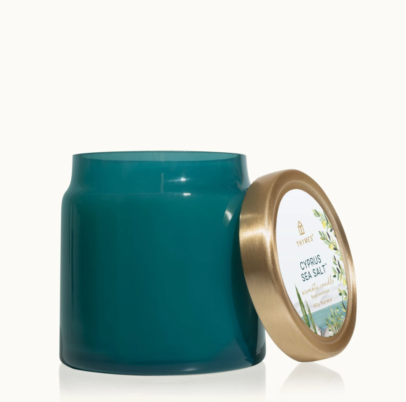 Thymes Cyprus Sea Salt Statement Poured Candle