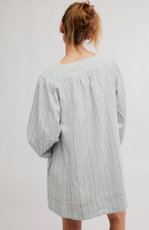 Free People Goldie Baloon Sleeve Mini