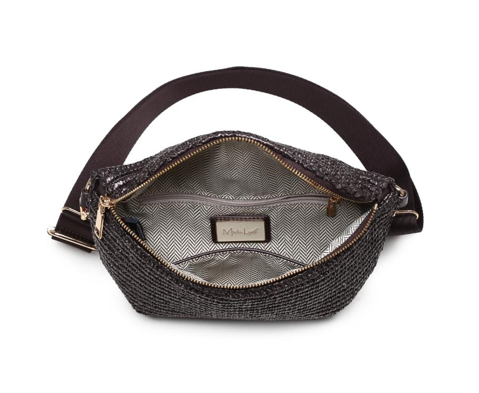 Woven Straw Belt Bag