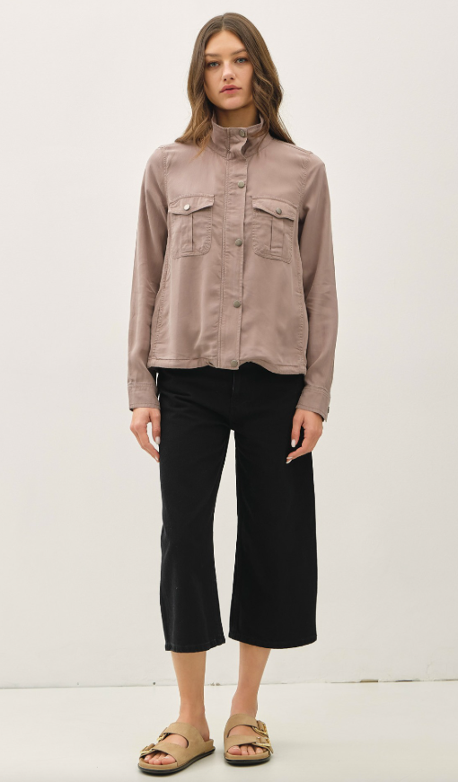 Maleah Tencel Utility Jacket