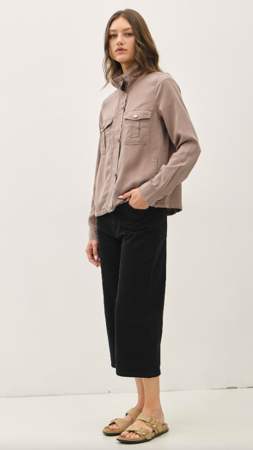 Maleah Tencel Utility Jacket