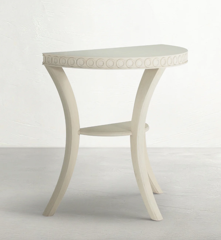 Linda Half Circle Demilune Table