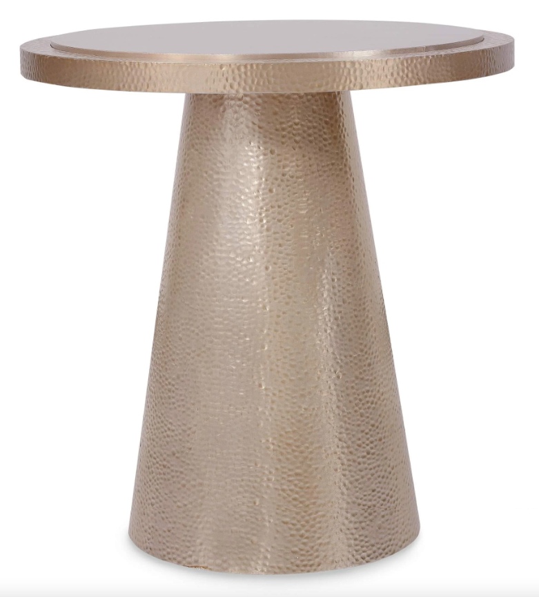 Archival Hammered End Table