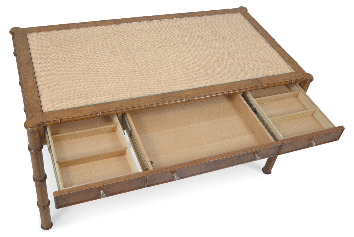 Cane Top Writing Desk