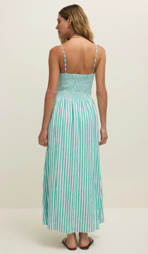 Z Supply Bayside Stripe Linen Maxi Dress