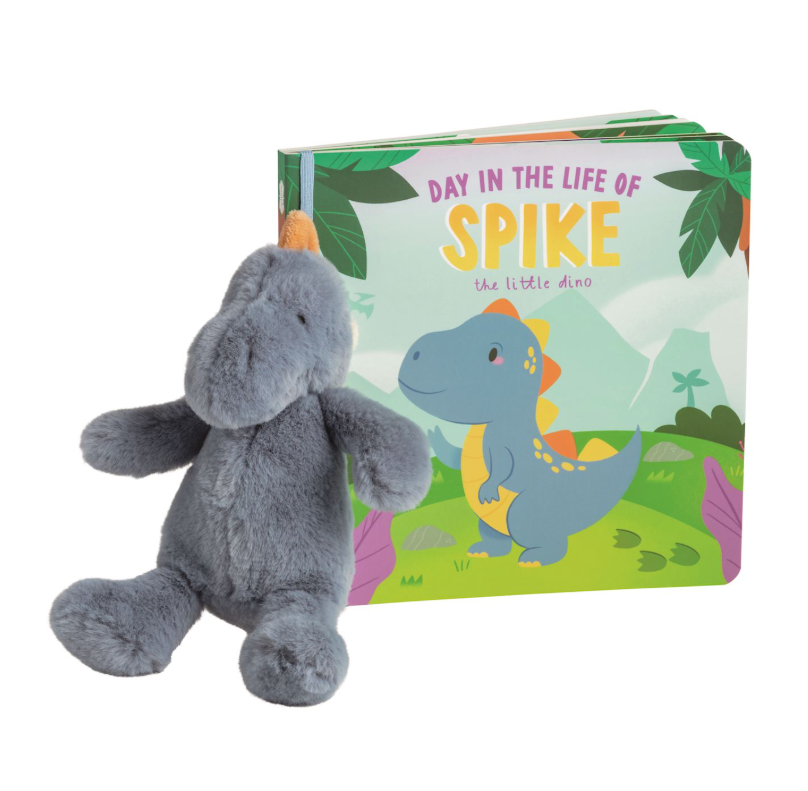 Dino Book & Plush Set