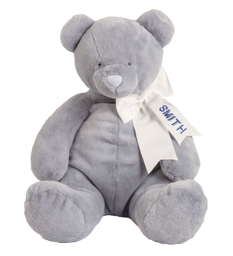 Monogram Me Large Bear Plush
