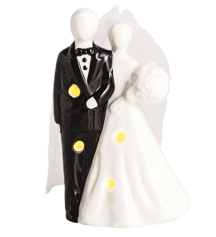 Bride & Groom Light Up Sitter