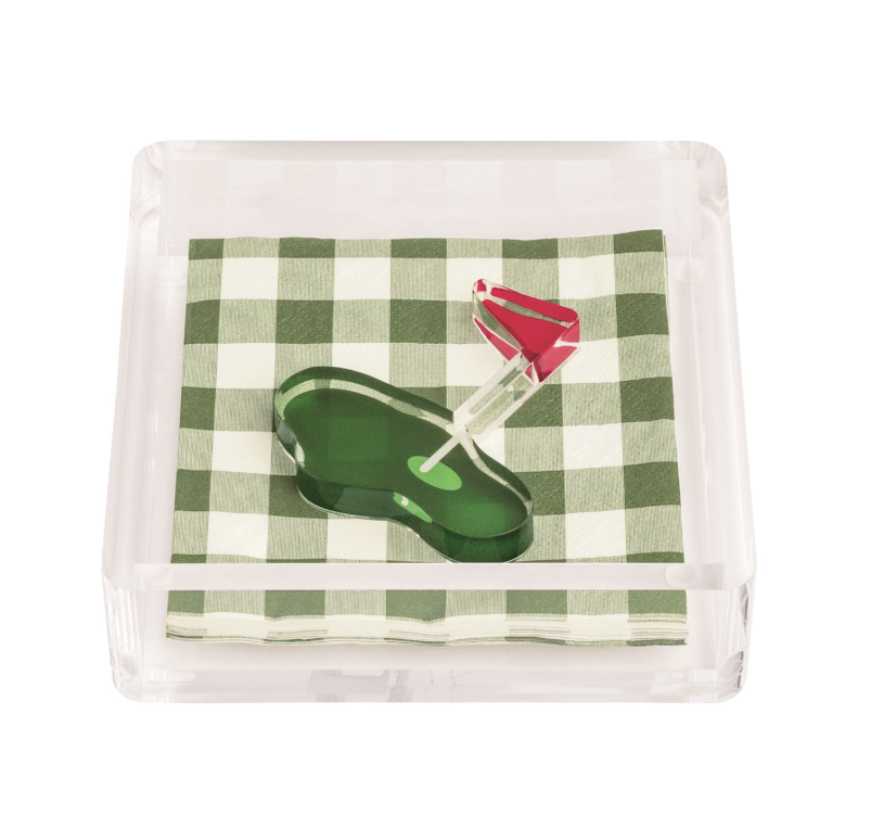 Golf Acrylic Napkin Holder