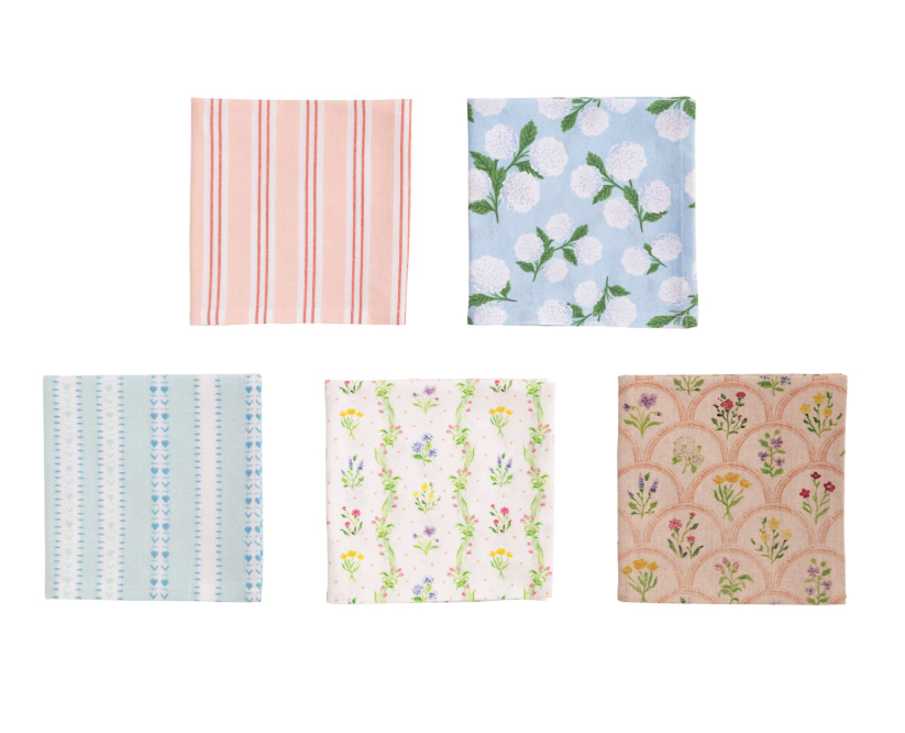 Floral Patterned Cotton Towel