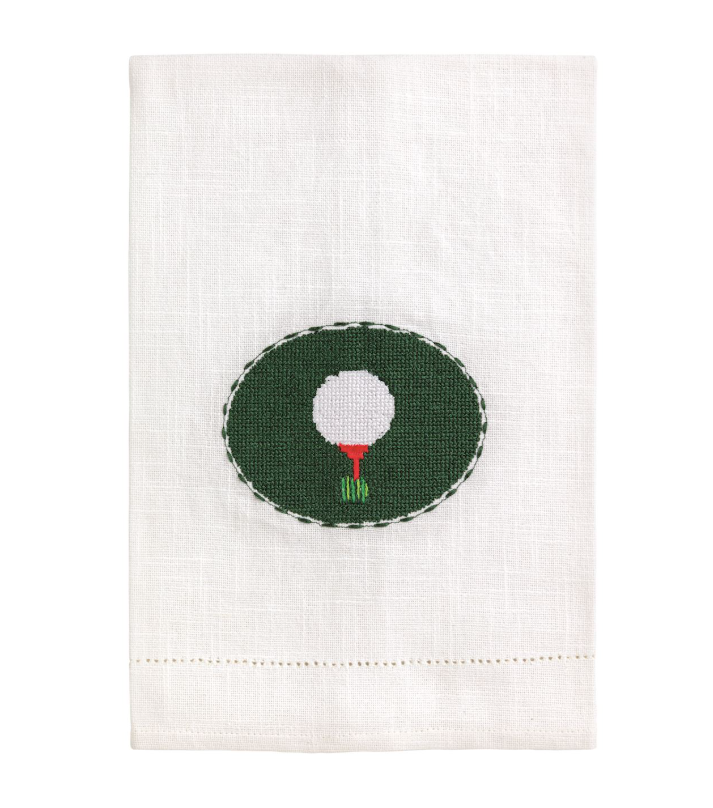 Golf Needlepoint Towel