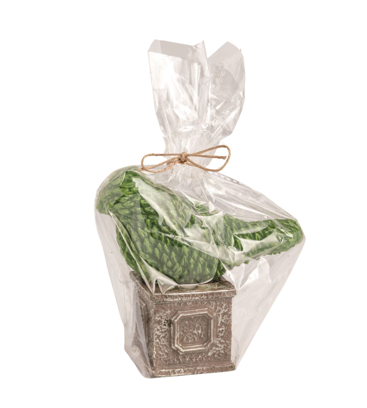 Hand Painted Topiary Candle