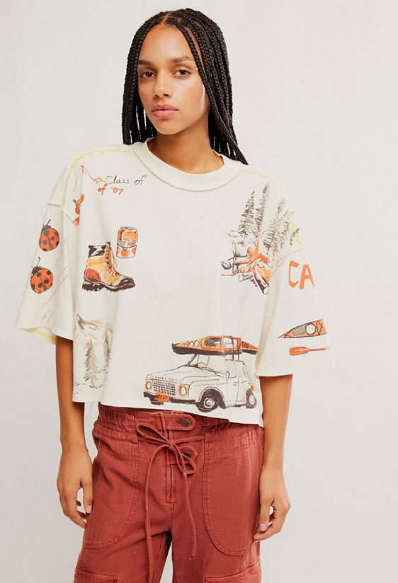 Free People Mountain View Graphic Tee